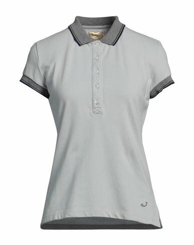 Jacob Cohёn Woman Polo shirt Sky blue Cotton, Elastane Cover