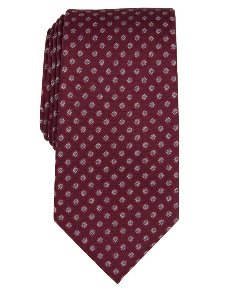 Michael Kors Men's Schooner Dot Tie - Burgundy Cover