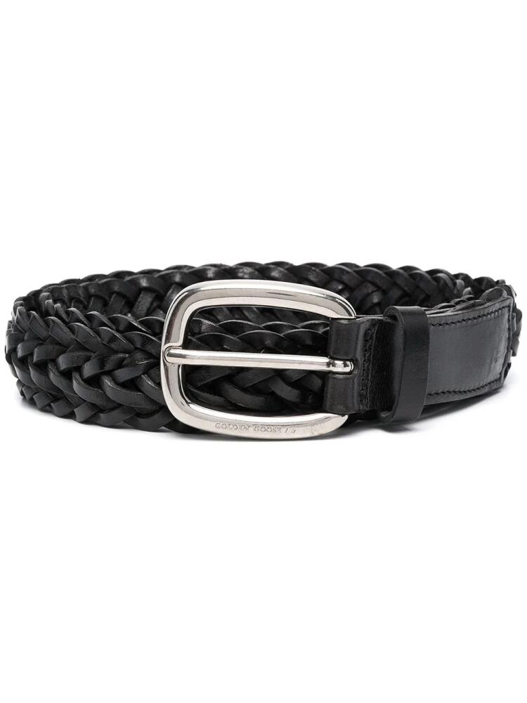 Golden Goose Houston braided belt - Black Cover