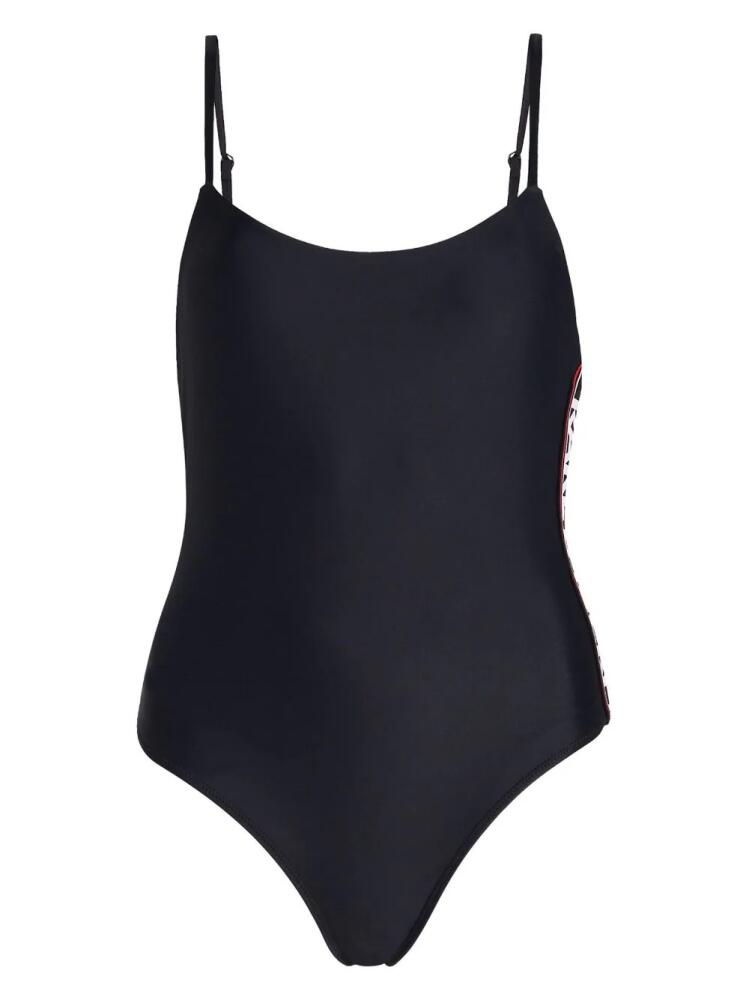 Karl Lagerfeld Essential logo-print swimsuit - Black Cover