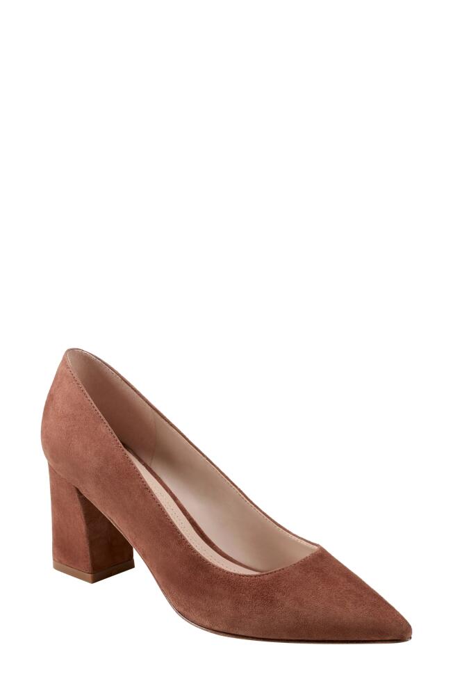 Marc Fisher LTD Zala Block Heel Pump in Medium Natural 101 Cover