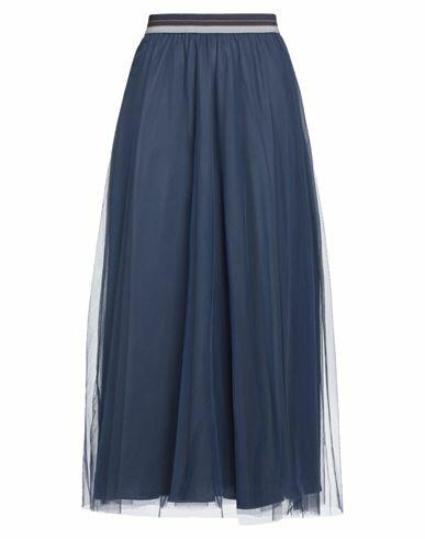 Niū Woman Maxi skirt Navy blue Polyamide Cover