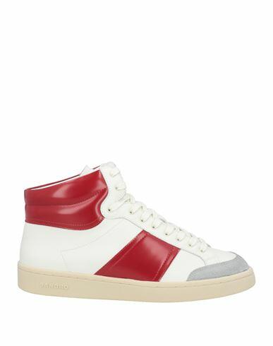 Sandro Man Sneakers White Leather Cover