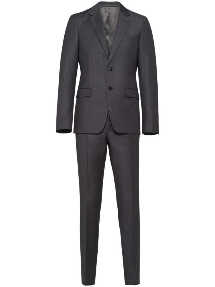 Prada single-breasted wool suit - Grey Cover