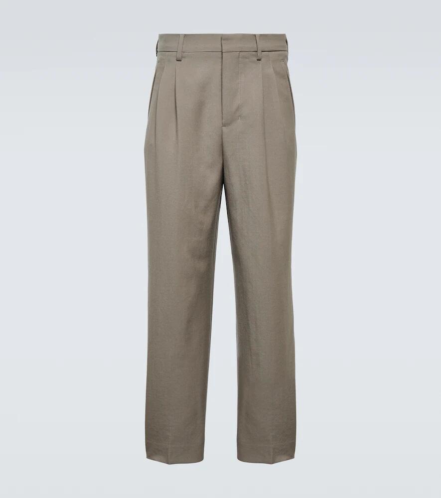 Ami Paris Wool gabardine straight pants Cover