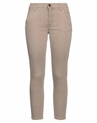 Jacob Cohёn Woman Jeans Khaki Cotton, Viscose, Elastane Cover