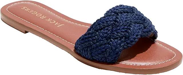 Jack Rogers Dumont Woven Rope Flat Sandals (Midnight) Women's Sandals Cover