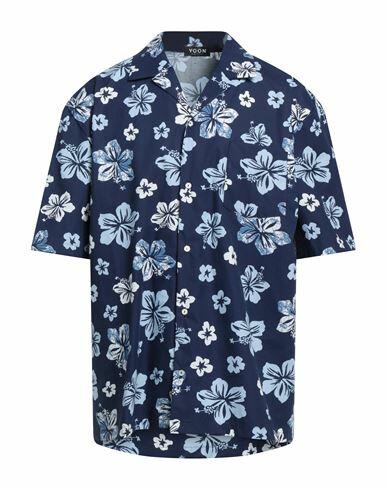 Yoon Man Shirt Midnight blue Cotton Cover