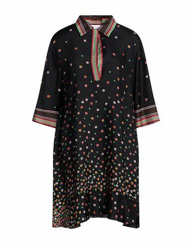 Red Valentino Woman Mini dress Black Silk Cover