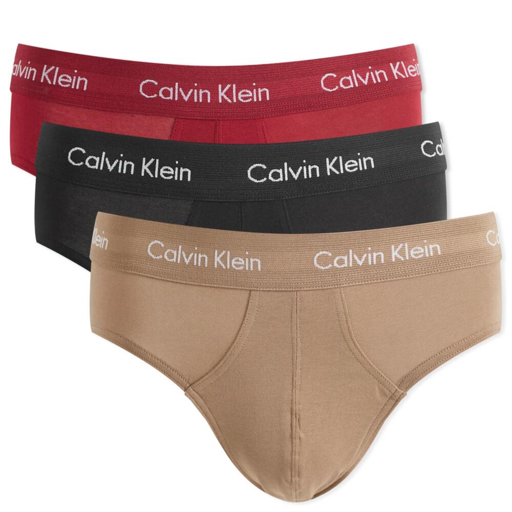 Calvin Klein Men's Hip Brief - 3 Pack in Multi Cover