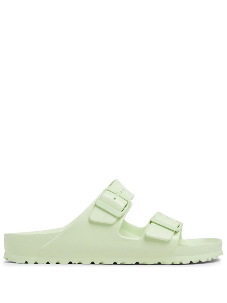 Birkenstock buckled flat slides - Green Cover