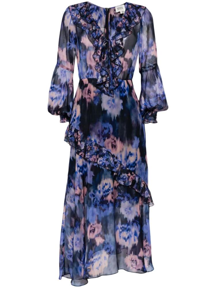 Marchesa Rosa Varda midi dress - Purple Cover