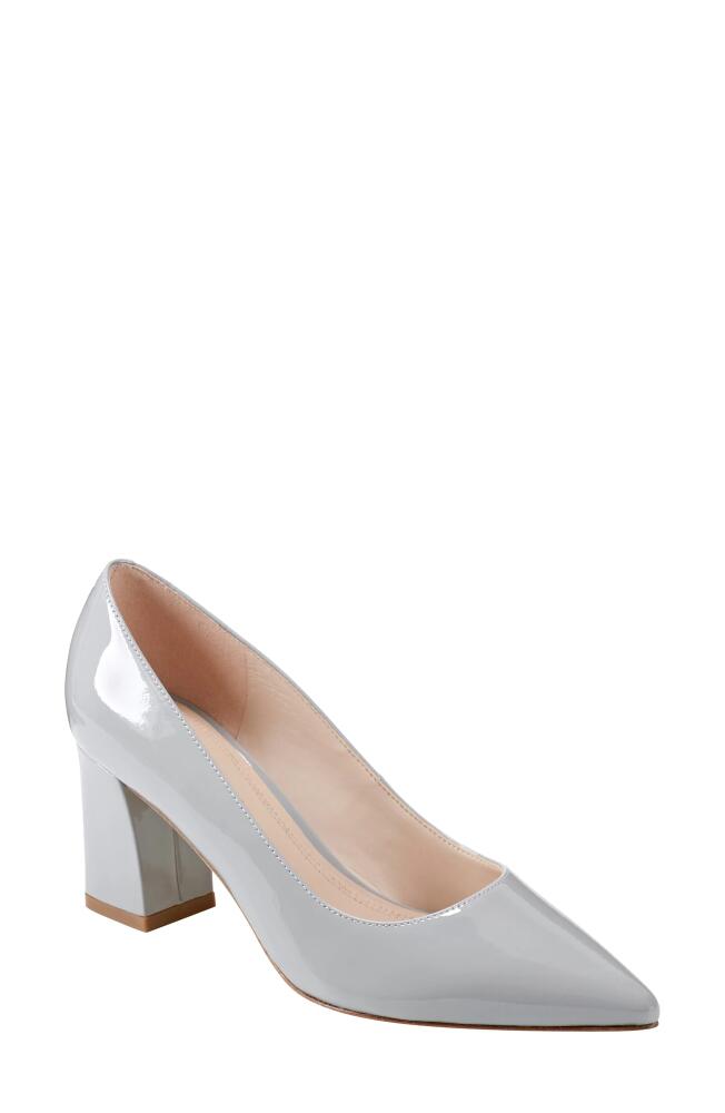 Marc Fisher LTD Zala Block Heel Pump in Light Gray Cover