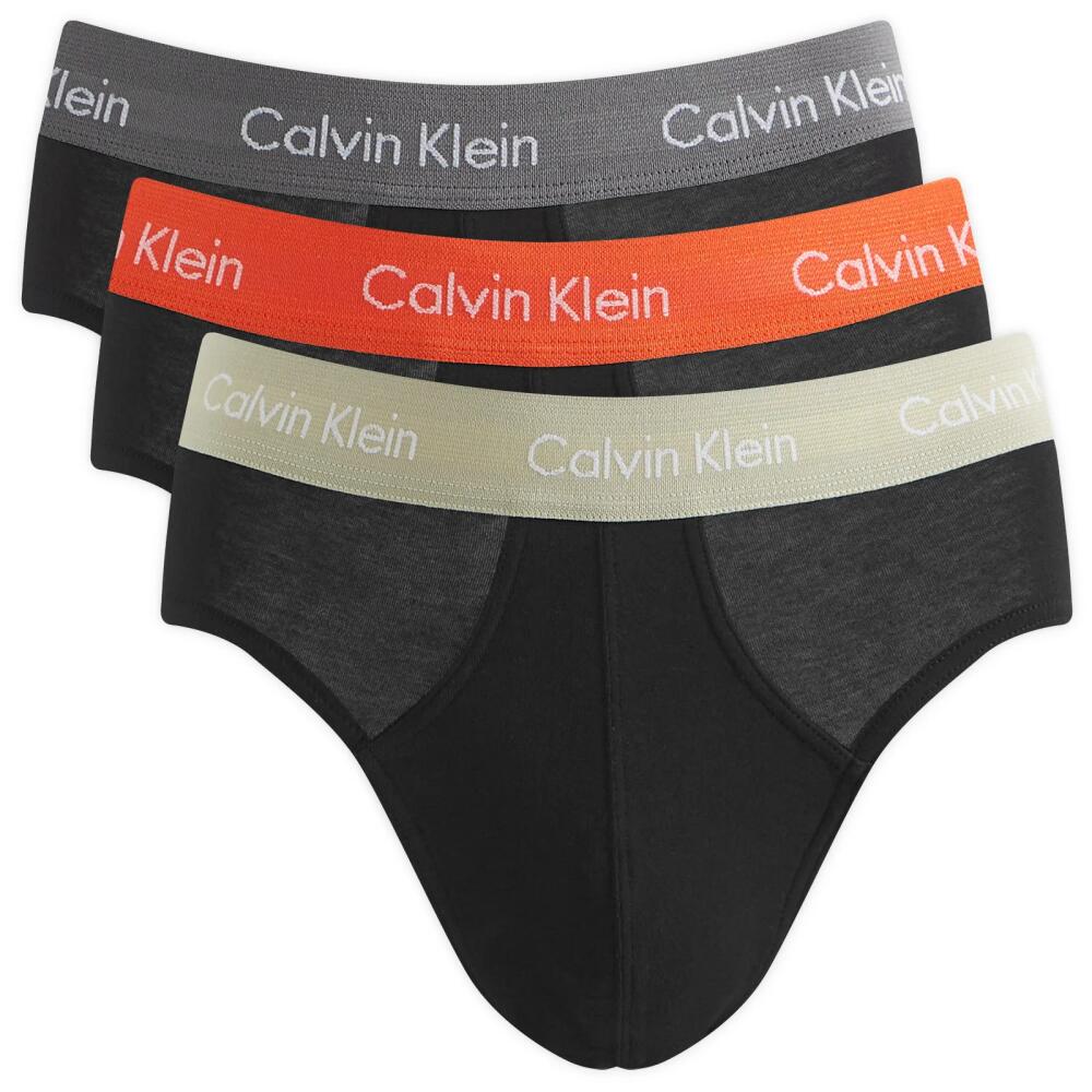 Calvin Klein Men's Hip Brief - 3 Pack in Black Cover