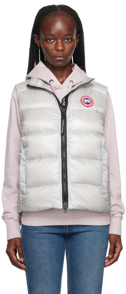 Canada Goose Gray Cypress Down Vest Cover