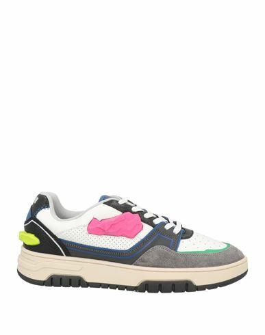 Msgm Man Sneakers Lead Leather Cover