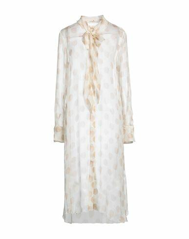 Ermanno Scervino Woman Midi dress Beige Silk Cover