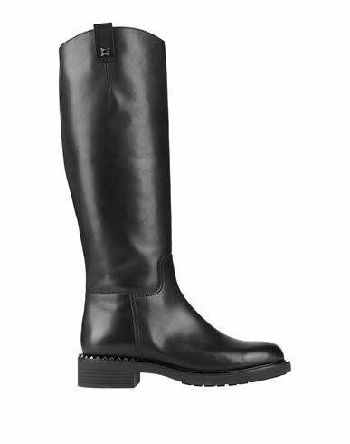 Ash Woman Boot Black Leather Cover