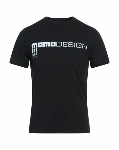 Momo Design Man T-shirt Black Cotton, Elastane Cover