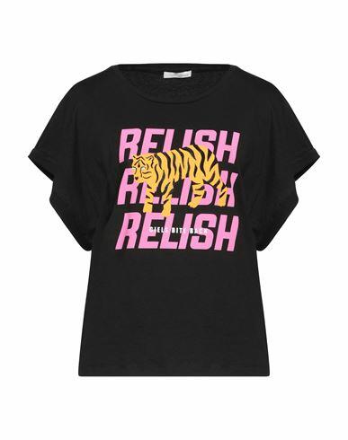 Relish Woman T-shirt Black Cotton Cover