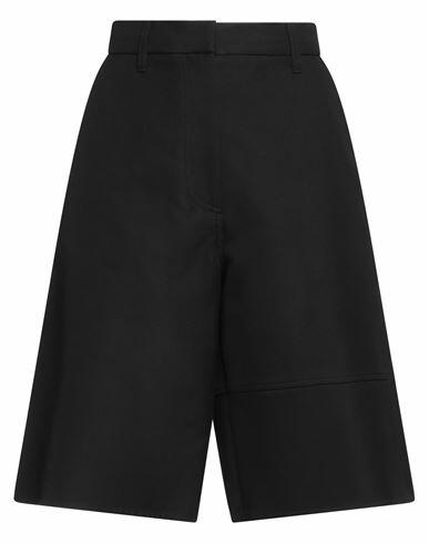 Valentino Garavani Woman Shorts & Bermuda Shorts Black Cotton, Polyamide Cover