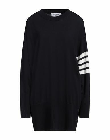 Thom Browne Woman Sweater Navy blue Virgin Wool Cover