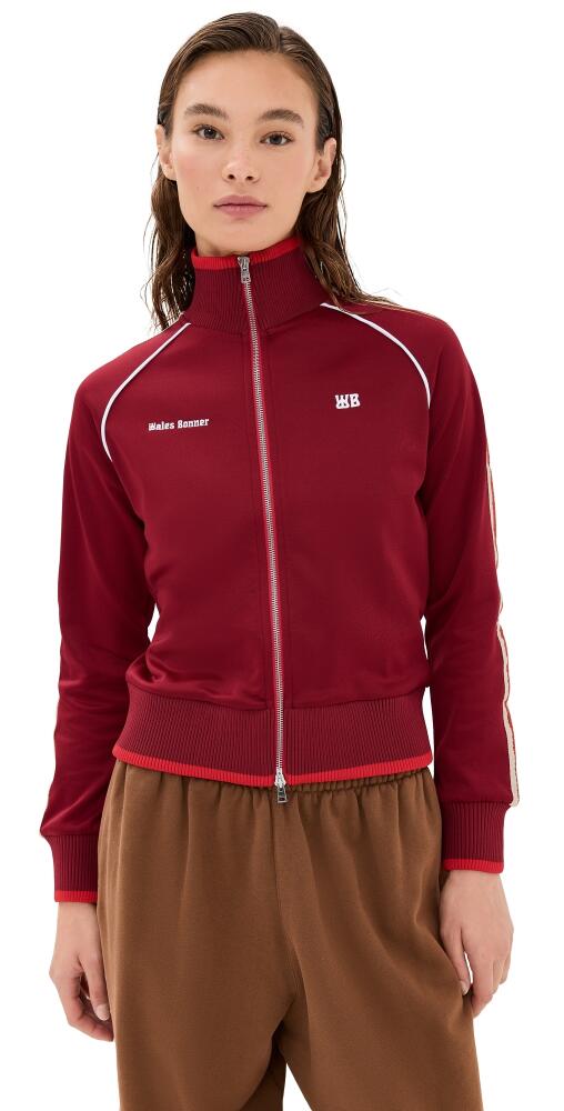 Wales Bonner Shine Track Top Burgundy Cover