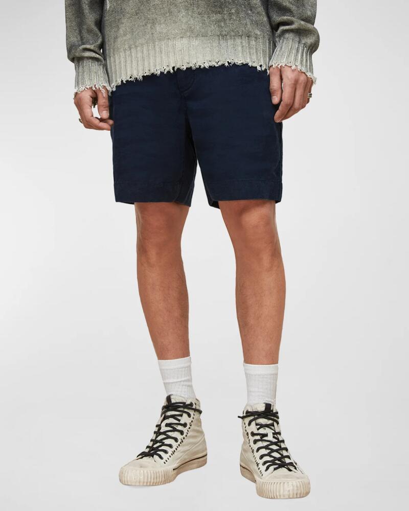 John Varvatos Men's Johnny Flat-Front Shorts Cover