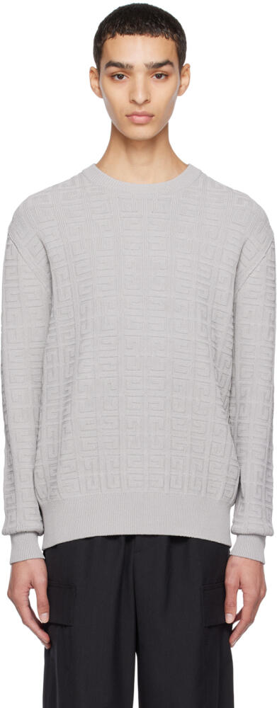 Givenchy Gray 4G Sweater Cover