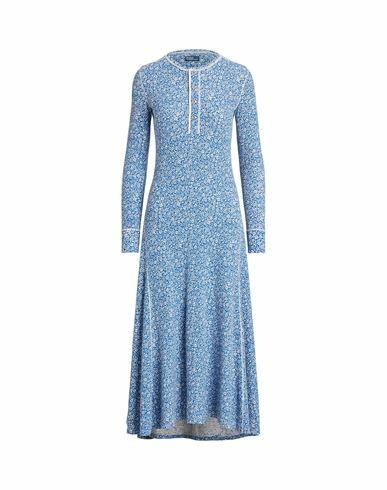 Polo Ralph Lauren Woman Midi dress Azure Cotton Cover