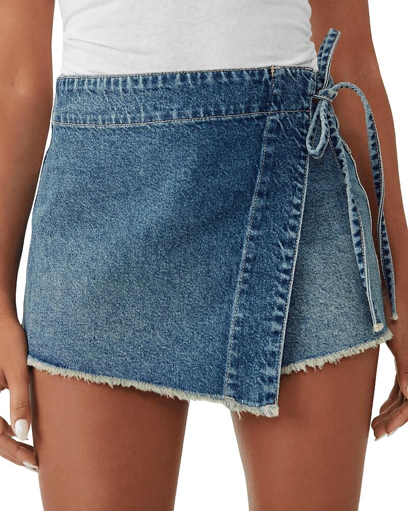 Free People We The Free Emmy Denim Skort Cover