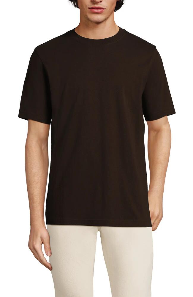 Lands' End Super-T Short Sleeve T-Shirt in Rich Coffee Cover