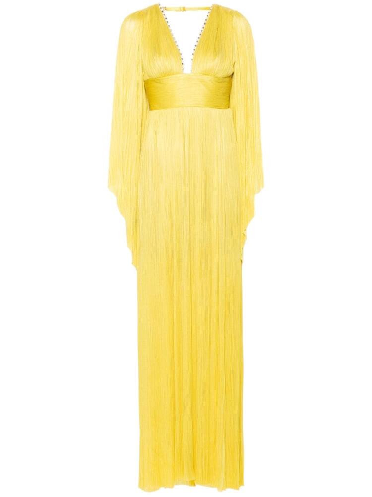 Maria Lucia Hohan Harlow silk maxi dress - Yellow Cover