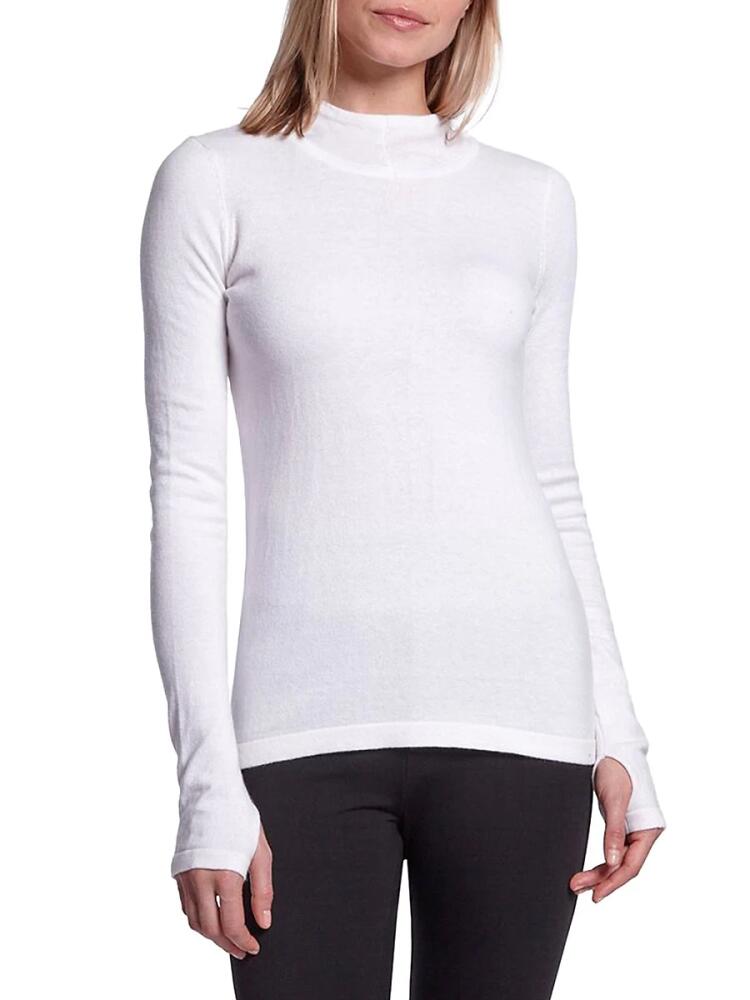 Capsule 121 Women's Hubble Cashmere Blend Hooded Sweater - White Cover