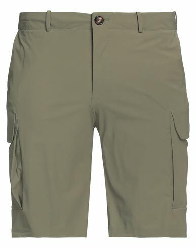 Rrd Man Shorts & Bermuda Shorts Sage green Polyamide, Elastane Cover