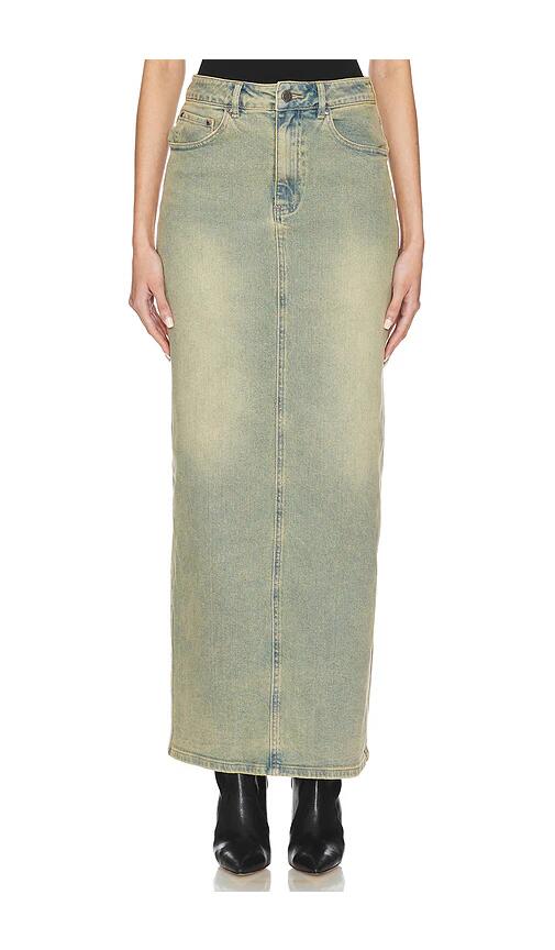 AFRM Amiri Skirt in Blue Cover