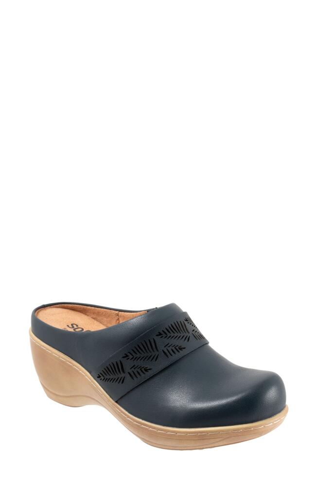 SoftWalk Melita Clog in Navy Cover