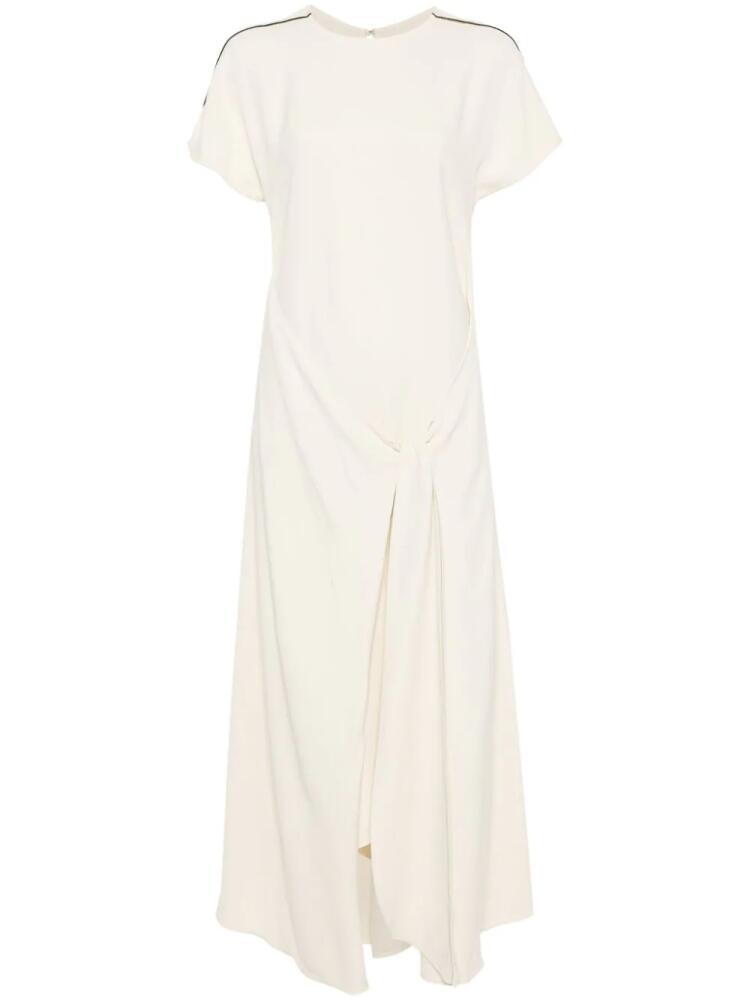 Victoria Beckham sash-detail maxi dress - Neutrals Cover