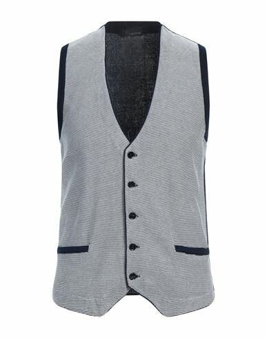 Lardini Man Cardigan Midnight blue Cotton Cover