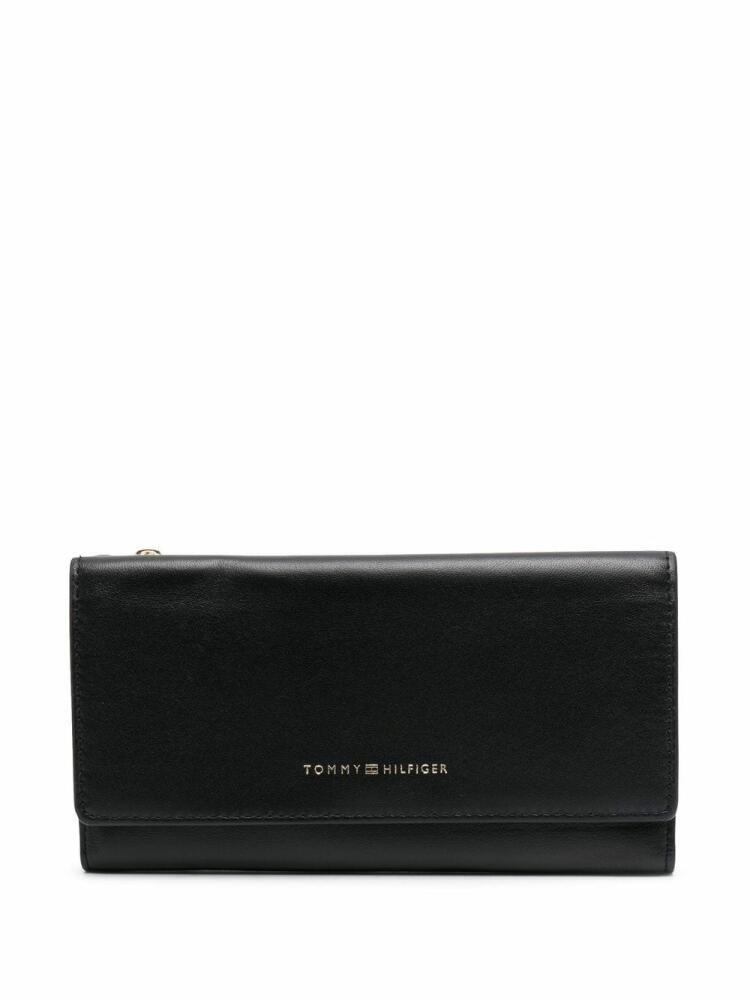 Tommy Hilfiger Luxe slip flap wallet - Black Cover