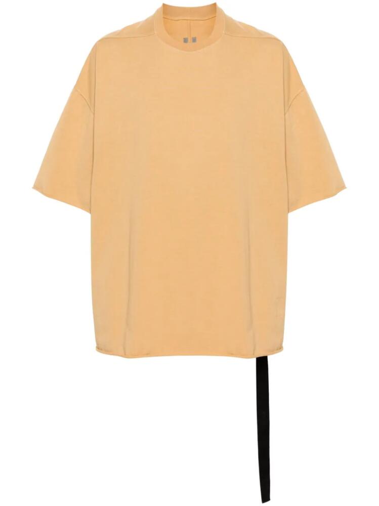 Rick Owens DRKSHDW organic cotton jersey T-shirt - Yellow Cover