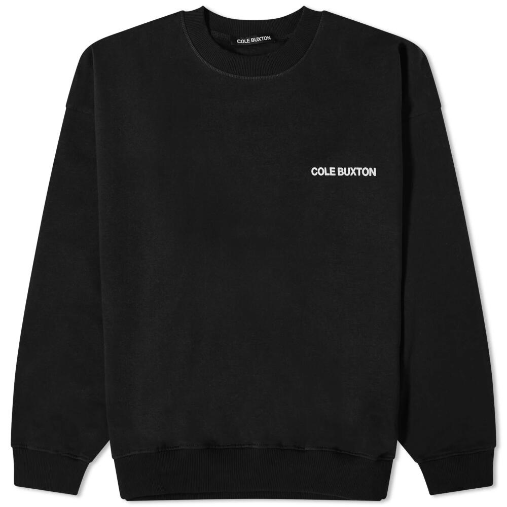 Cole Buxton Men's Sportswear Crew Sweat in Black Cover