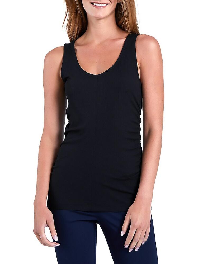 Capsule 121 Women's Bopp Ruched Tank Top - Black Cover