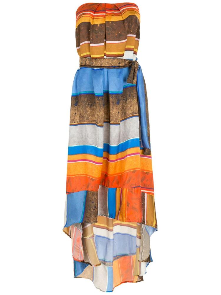 Amir Slama Silk long dress - Multicolour Cover