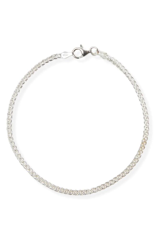 Argento Vivo Sterling Silver Spiga Chain Bracelet Cover