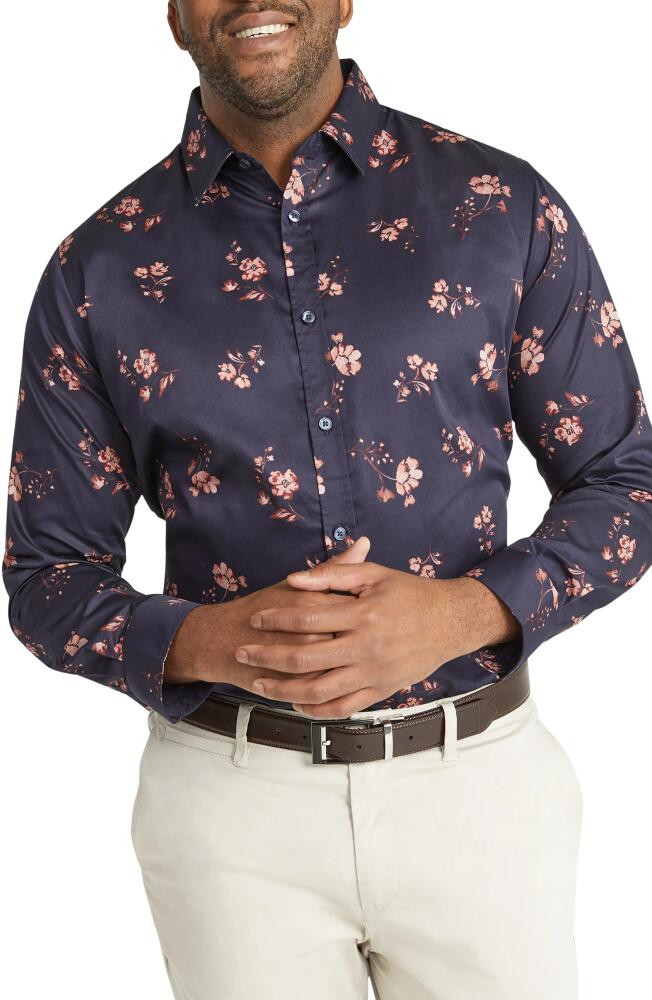 Johnny Bigg Clayton Floral Button-Up Shirt in Ink Cover