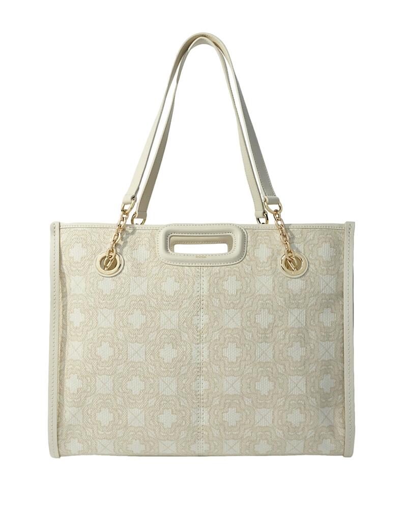 Maje Clover Monogram Jacquard Canvas Tote Bag Cover