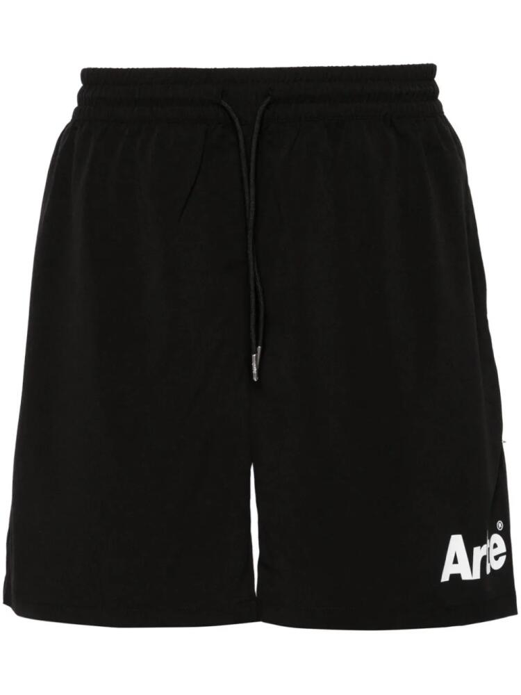 ARTE Samuel logo-print bermuda shorts - Black Cover