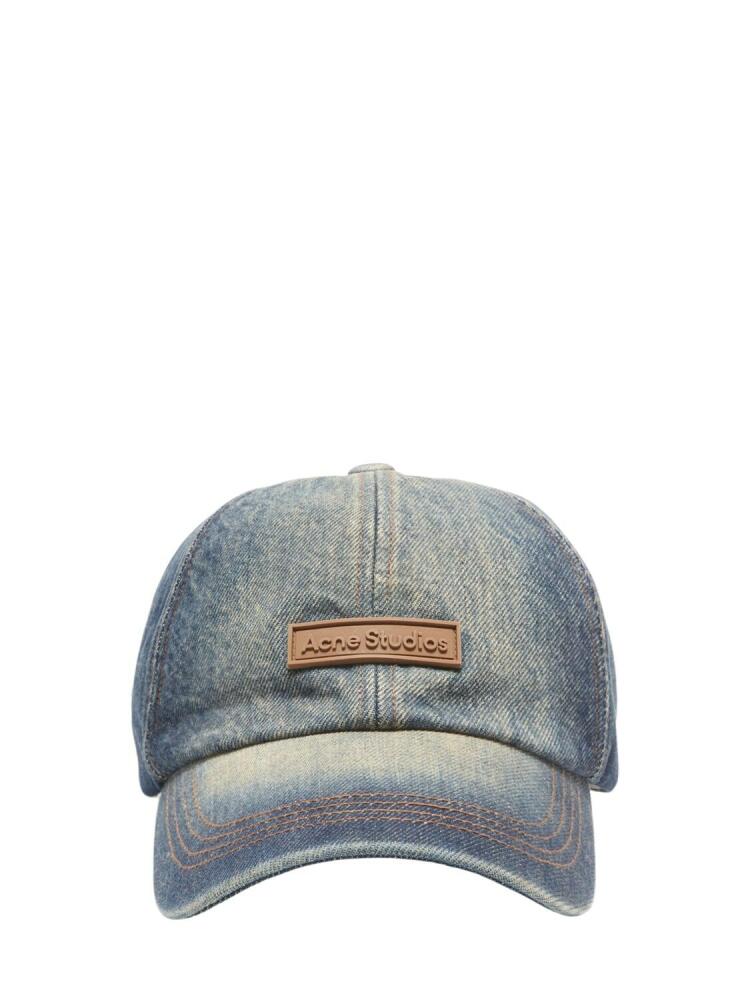 ACNE STUDIOS Carliy Matrix Denim Cap Cover