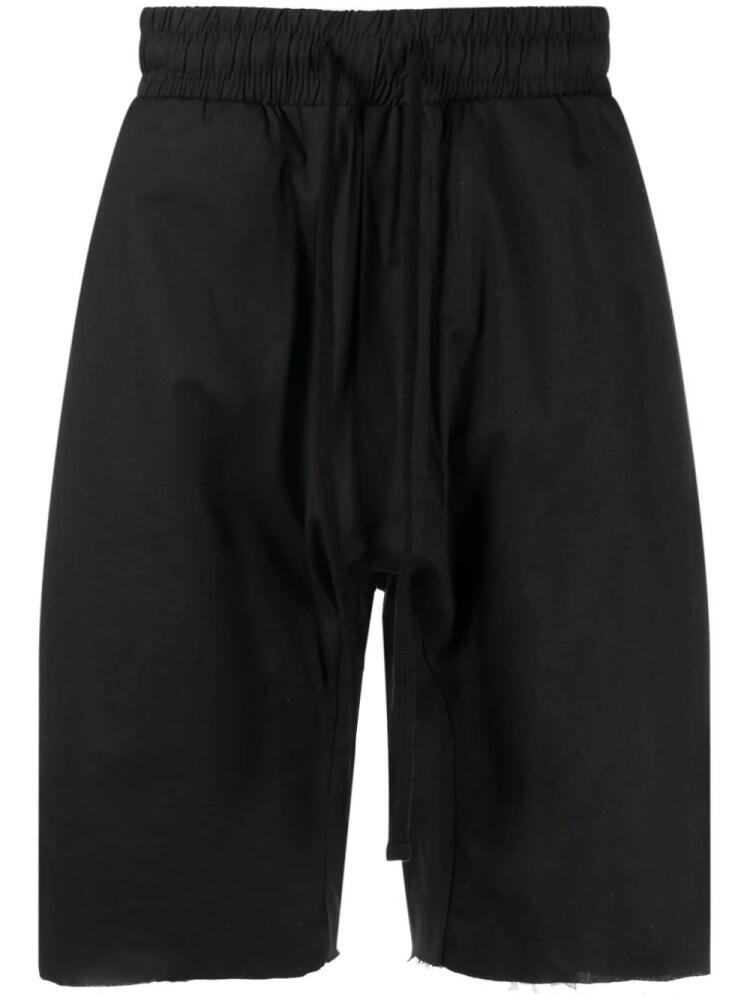 Thom Krom drop-crotch drawstring shorts - Black Cover